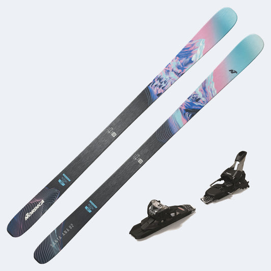 2026 Nordica Santa Ana 82 Women's Demo Skis W/ Squire 11 Demo Bindings