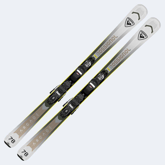 2026 Rossignol Arcade 78 Skis W/ Xpress 10 GW Bindings