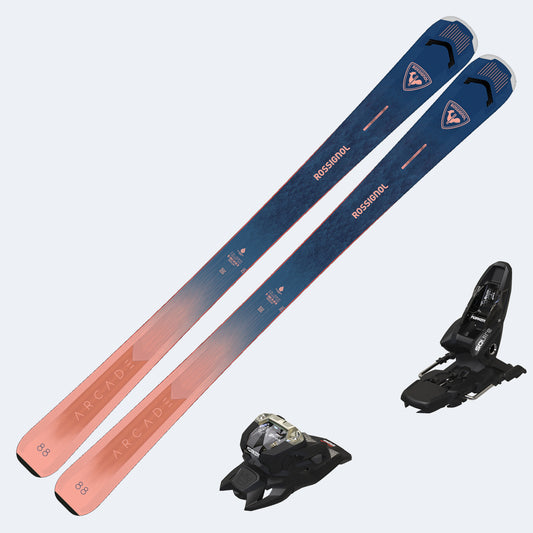 2026 Rossignol Arcade 88 Open Women's Skis with Marker Squire 11 Bindings