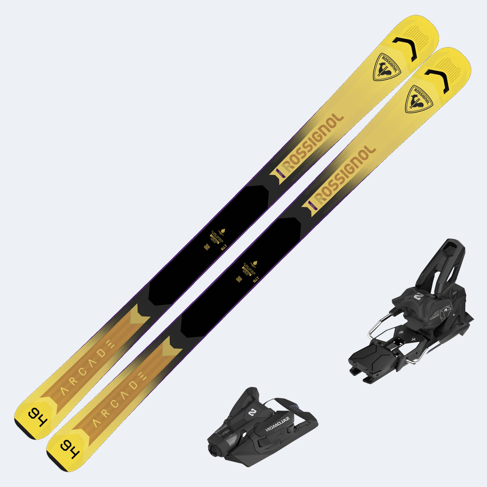 2026 Rossignol Arcade 94 Open Skis with Salomon Strive 14 GW Bindings