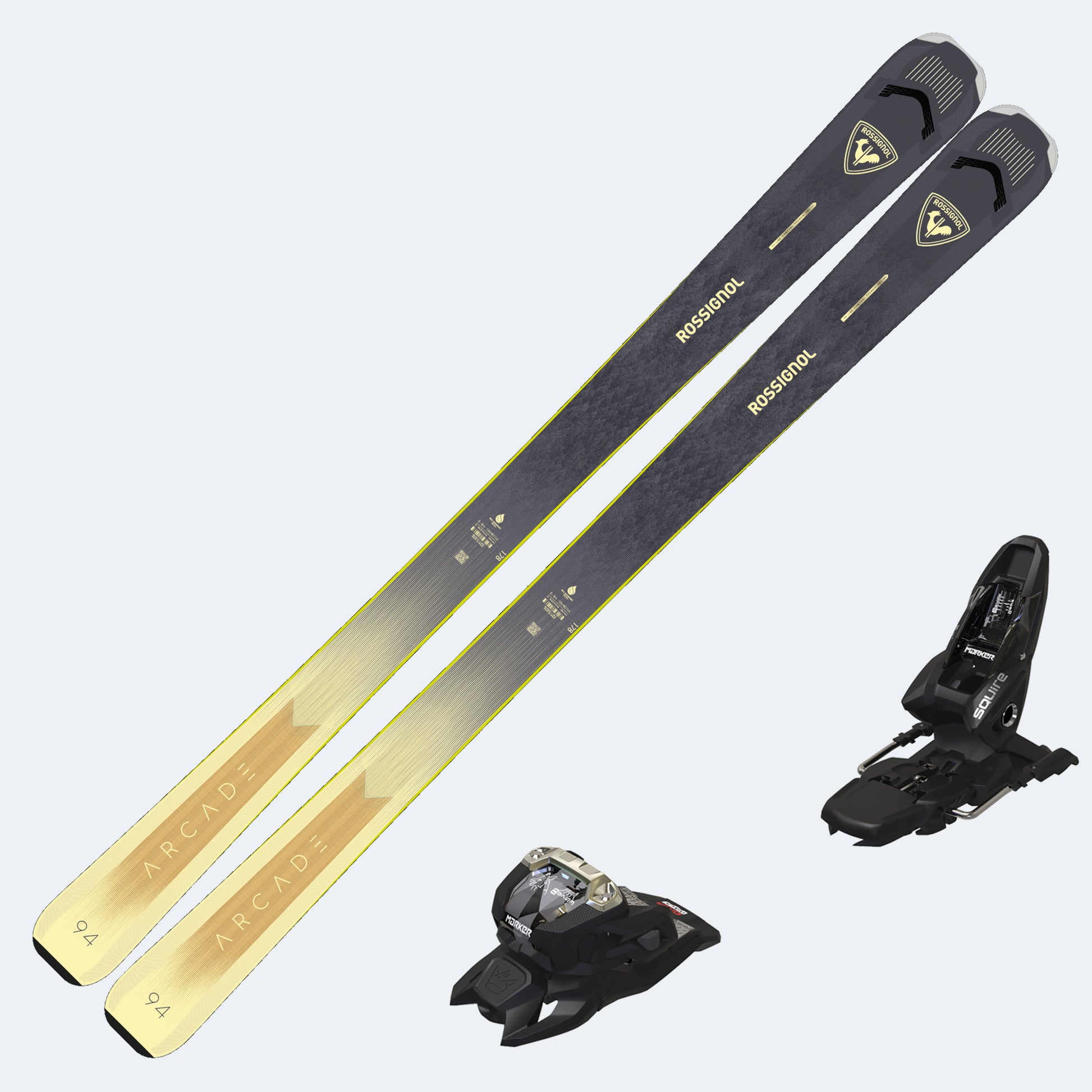 2026 Rossignol Arcade 94 Open Women's Skis with Marker Squire 11 Bindings