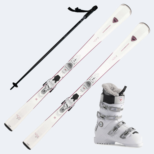 2026 Rossignol Nova 2 Women's Skis with Rossignol Pure 80 Boots and Poles