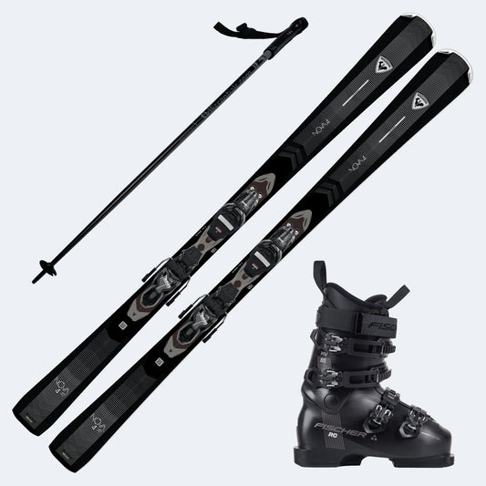2026 Rossignol Nova 4 Women's Skis with Fischer RC 85 Boots and Poles