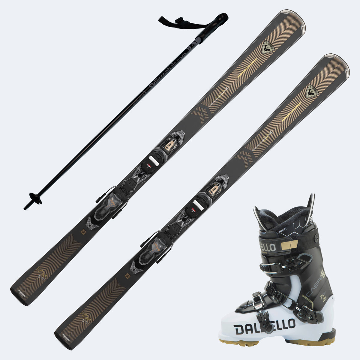 2026 Rossignol Nova 8 Women's Skis with Dalbello  Boots and Poles