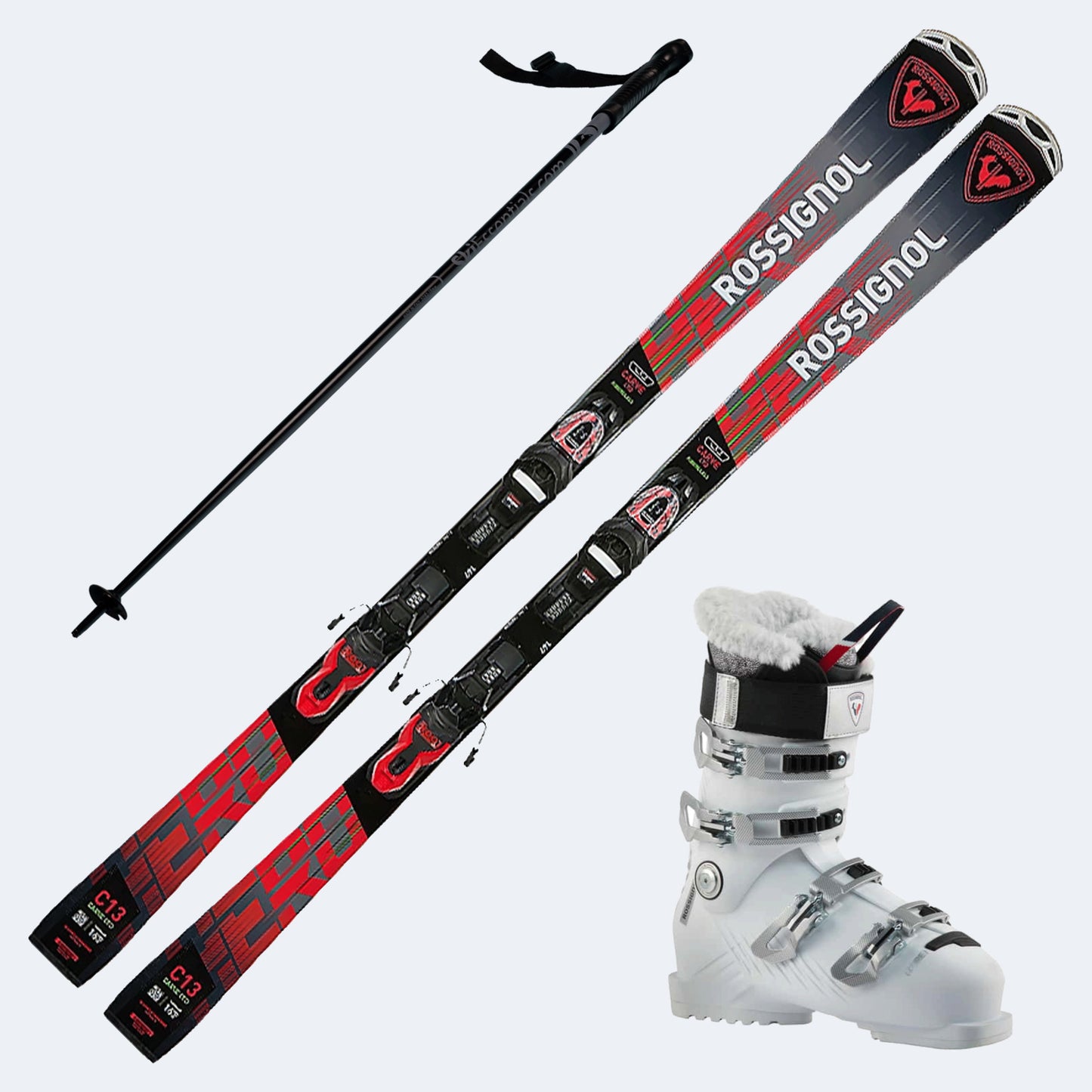 2026 Rossignol Hero Carve LTD Skis with Rossignol  Boots and Poles