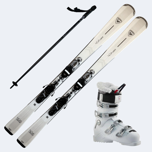 2026 Rossignol Nova Carve Hervis Women's Skis with Rossignol  Boots and Poles