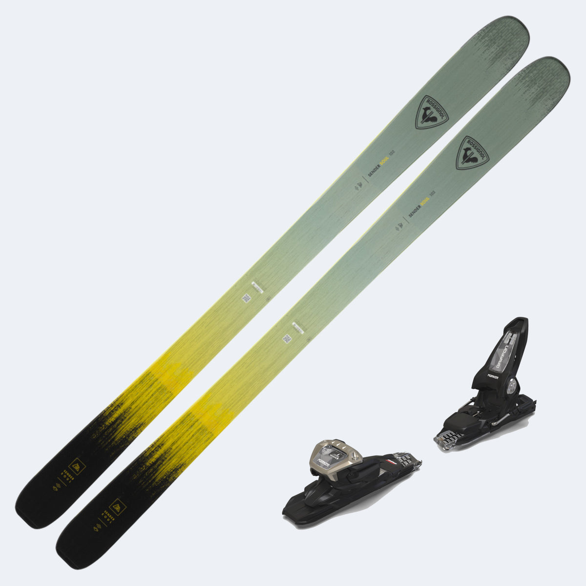 2026 Rossignol Sender Soul 102 Open Skis with Marker Griffon 13D Demo Bindings