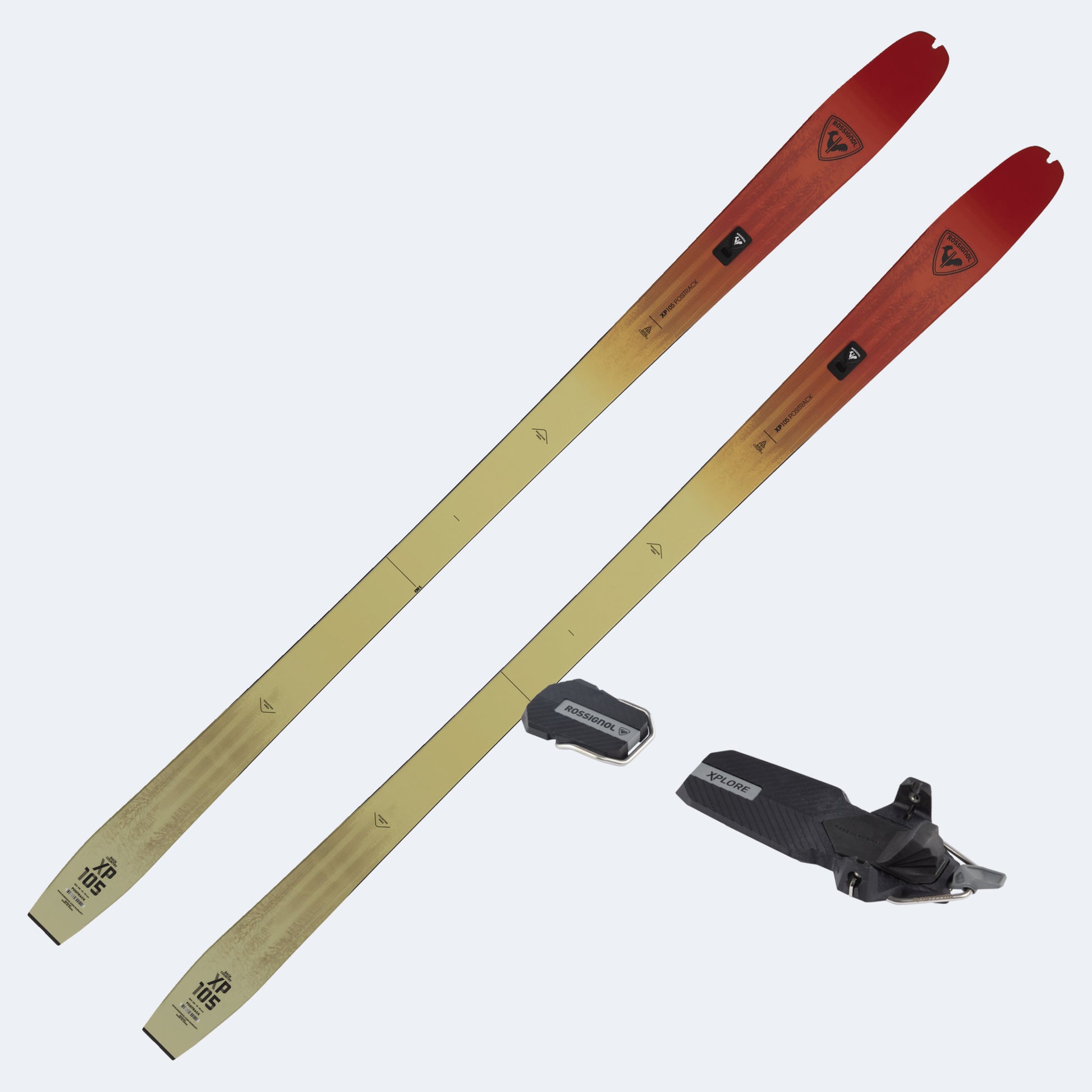 2026 Rossignol XP 105 Positrack Cross Country Skis with Rossignol undefined Bindings