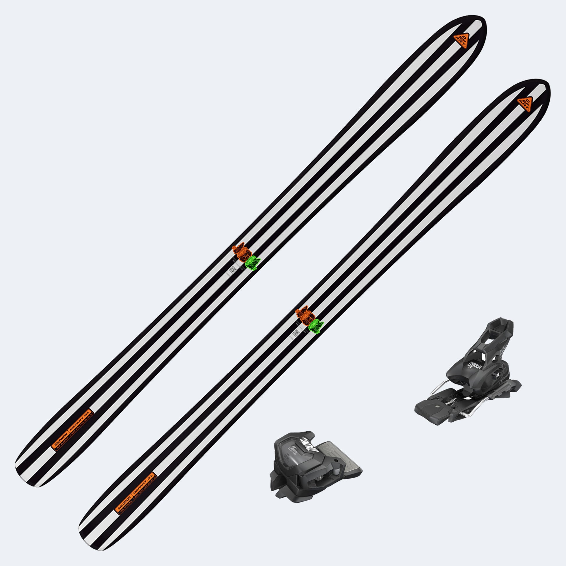 2026 Salomon Depart 1.0 Skis with Tyrolia Attack 14 GW Bindings