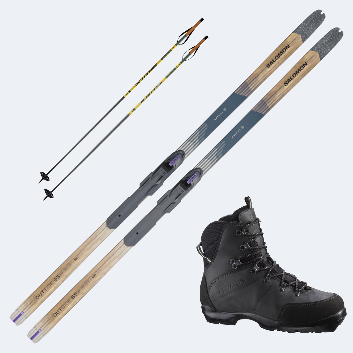 2026 Salomon Skis with Salomon  Boots and Poles