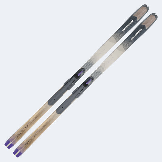 2026 Salomon Outside 82 Grip Cross Country Skis W/ BC Outside Bindings