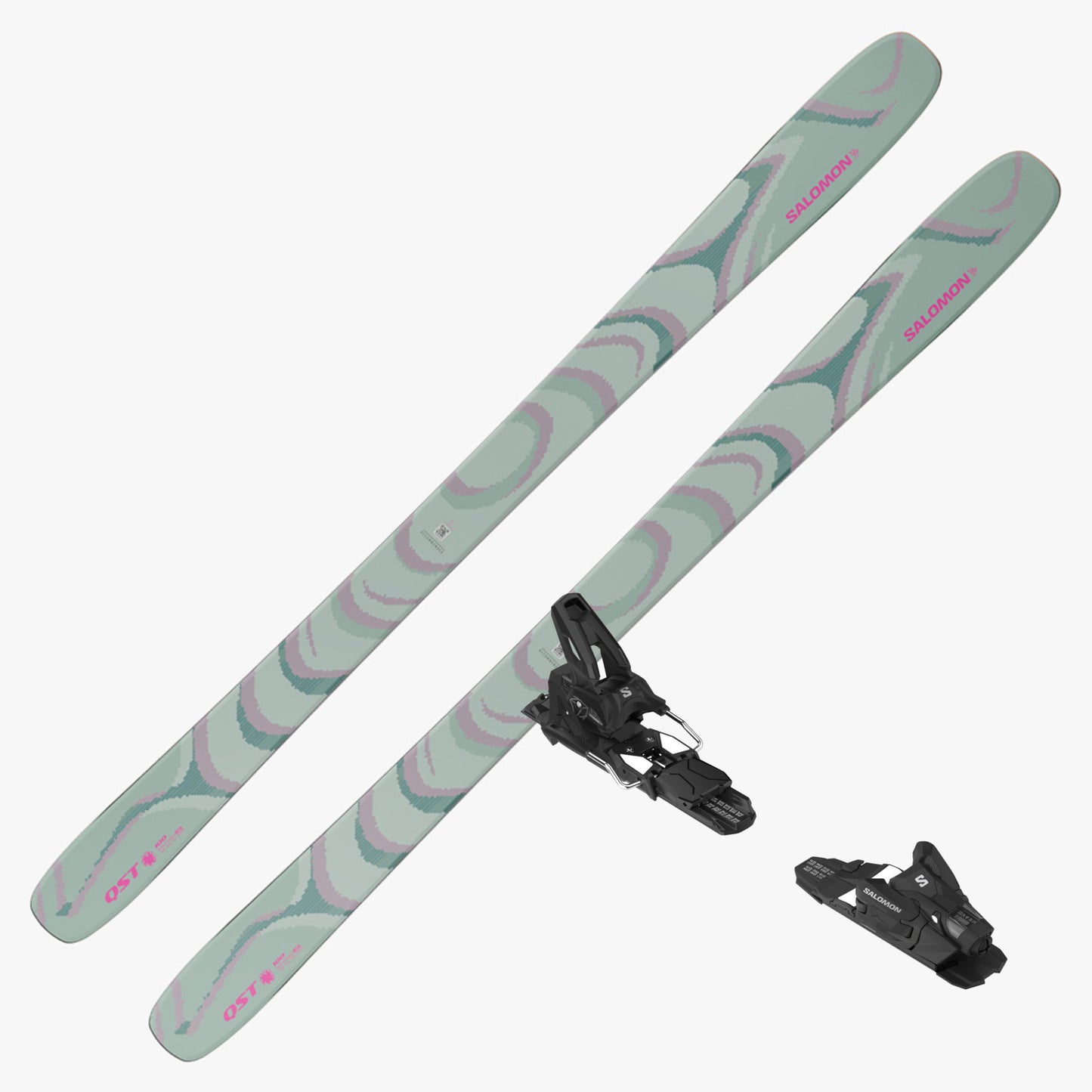 2027 Salomon QST 100 Demo Skis w/ Strive 13 Demo Bindings