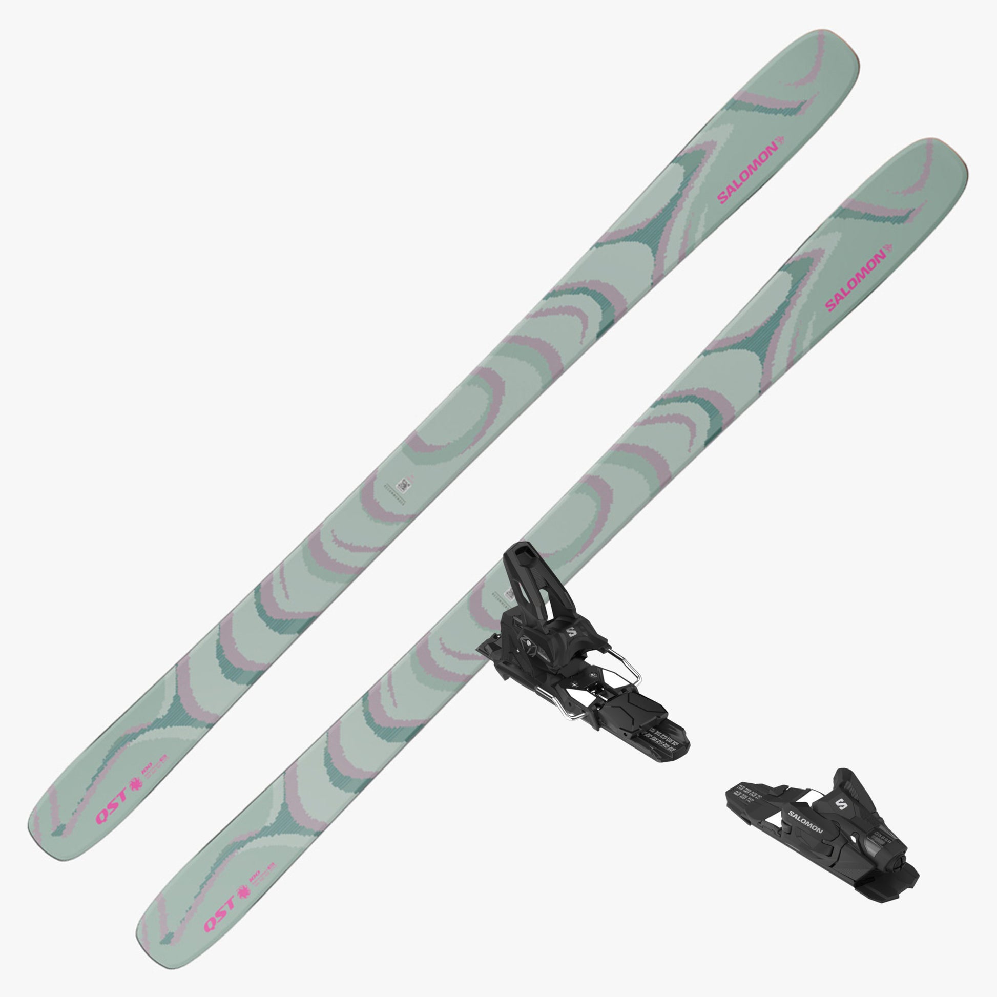 2027 Salomon QST 100 Demo Skis w/ Strive 13 Demo Bindings
