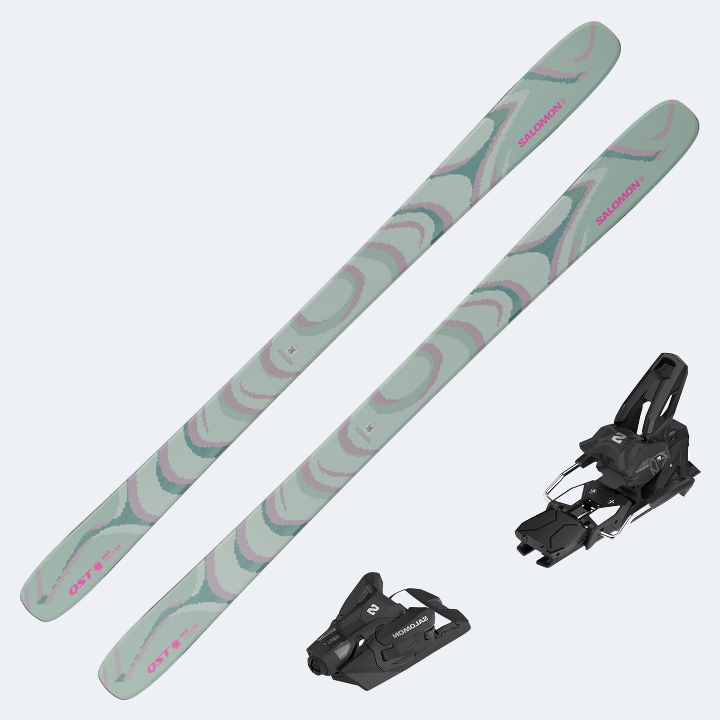 2026 Salomon QST 100 Skis with Salomon Strive 14 GW Bindings