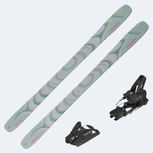 2026 Salomon QST 100 Skis with Salomon Strive 14 GW Bindings