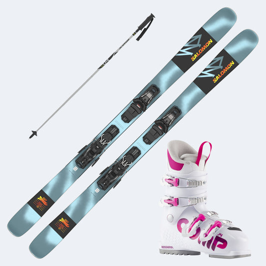 2026 Salomon QST Spark Skis with  Comp J Boots and Poles