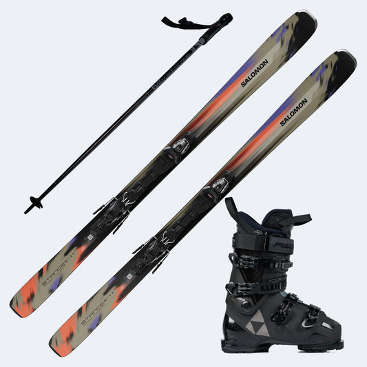 2027 Salomon Stance 80 Skis with Fischer Premio 80 HV Boots and Poles