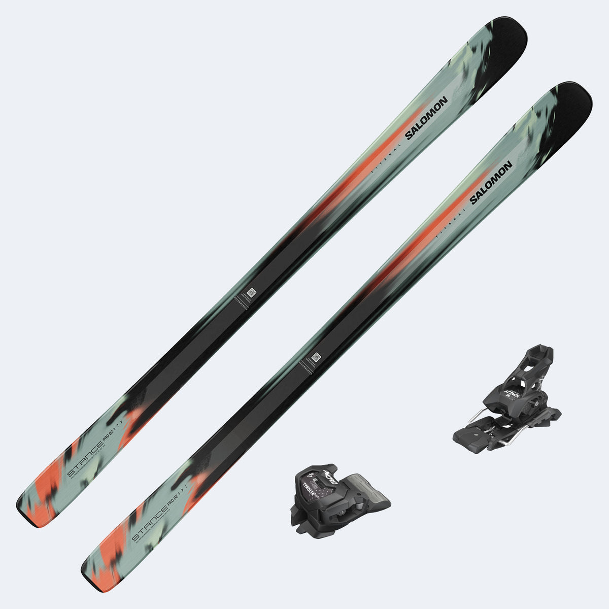 2027 Salomon Stance Pro 82 Skis with Tyrolia Attack 14 GW Bindings