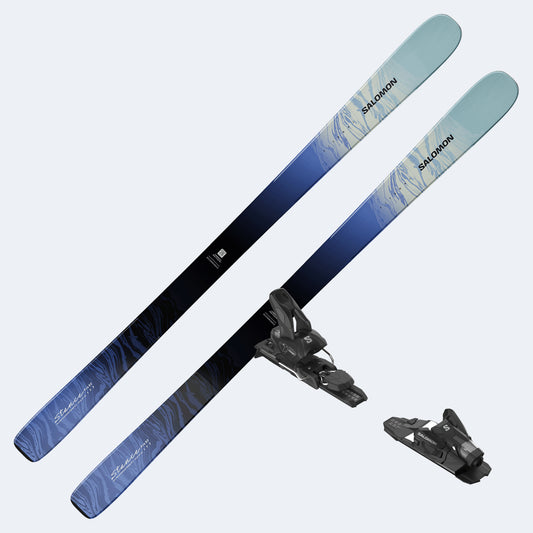 2026 Salomon Stance Pro 82 Women's Demo Skis W/ Strive 11 Demo Bindings