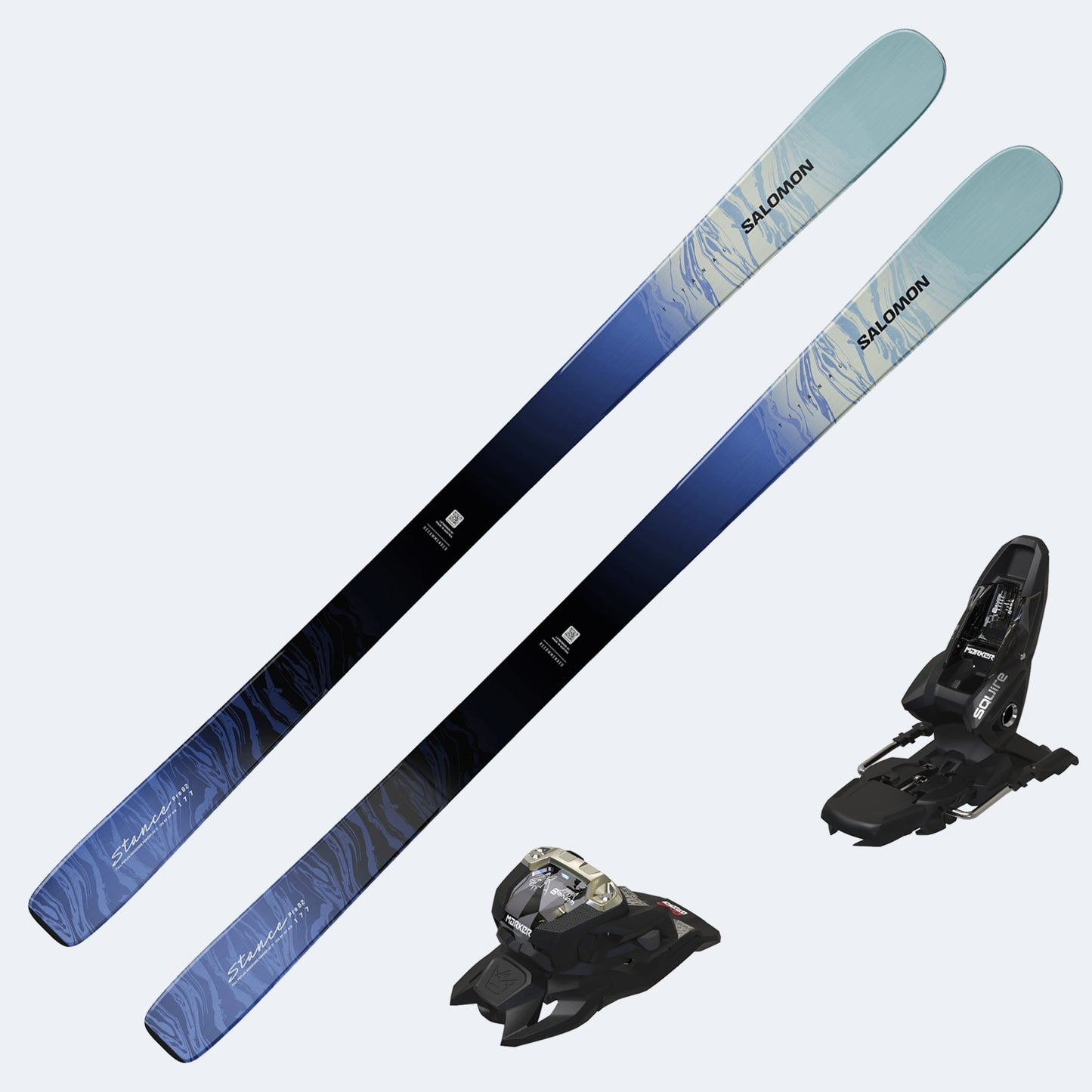 2026 Salomon Stance Pro 82 Women's Skis with Marker Squire 11 Bindings