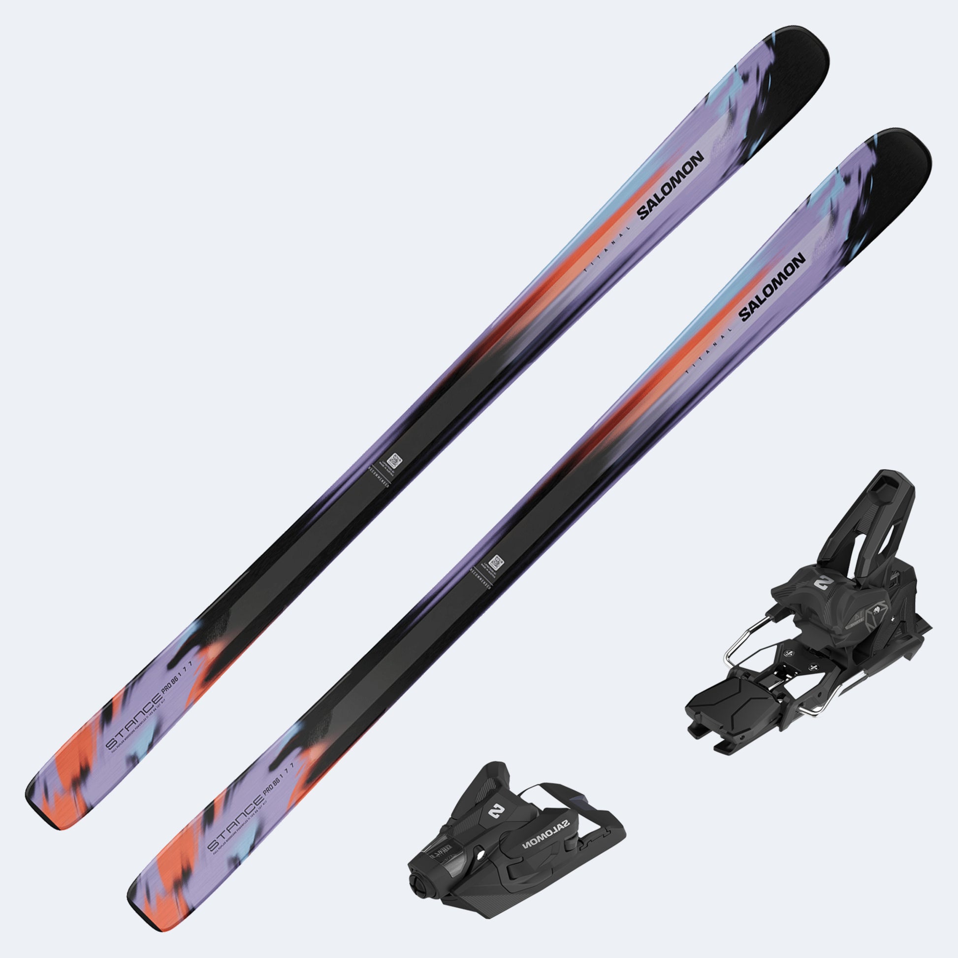 2026 Salomon Stance Pro 86 Skis with Salomon Strive 14 GW Bindings
