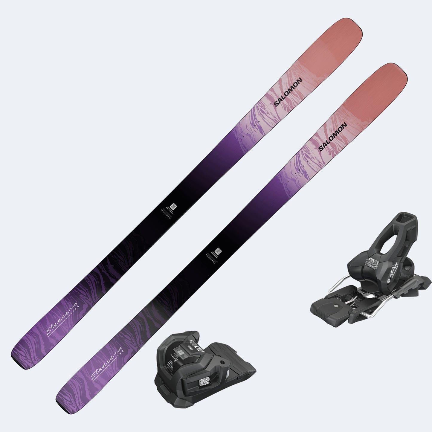 2026 Salomon Stance Pro 88 Women's Skis with Tyrolia Attack LYT 11 GW Bindings