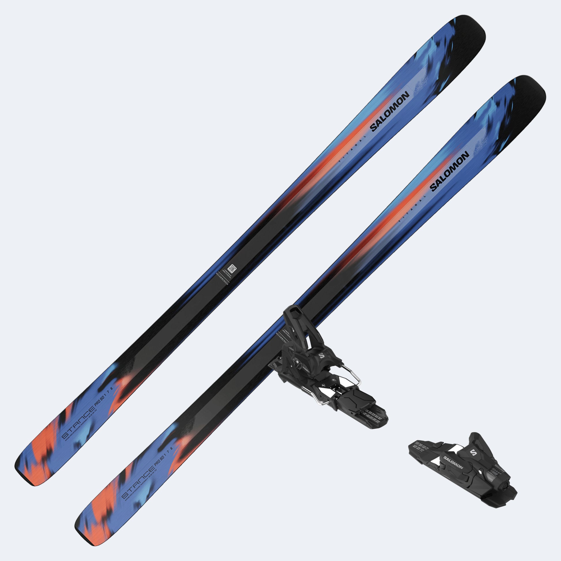 2026 Salomon Stance Pro 90 Demo Skis W/ Strive 13 Demo Bindings