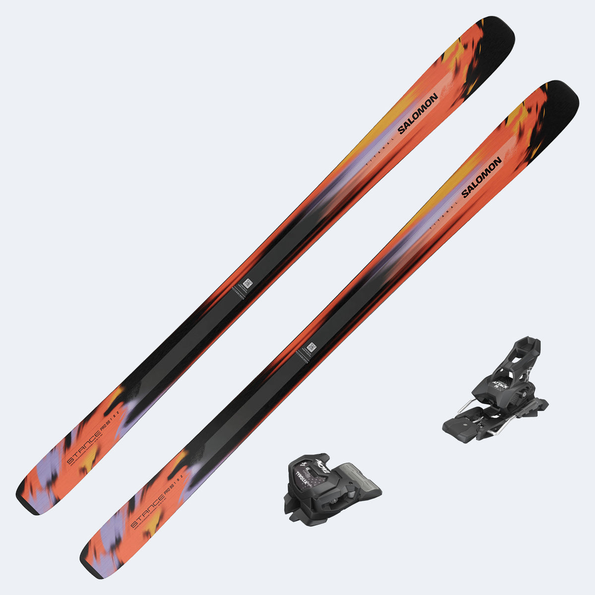 2027 Salomon Stance Pro 96 Skis with Tyrolia Attack 14 GW Bindings