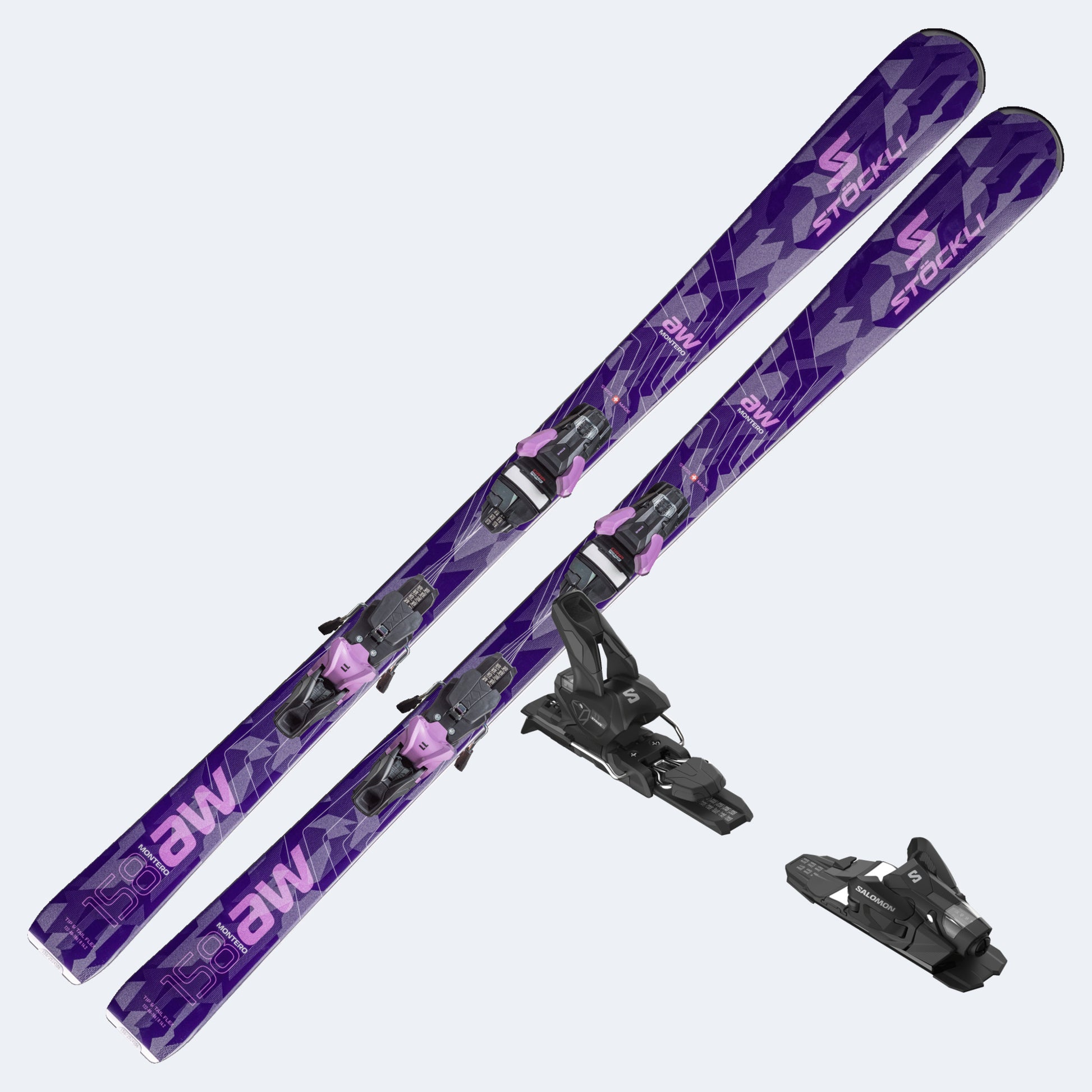 2026 Stockli Montero AW Demo Skis W/ Strive 11D Bindings