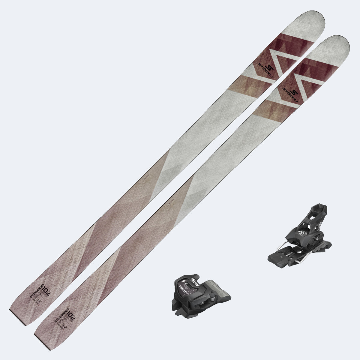 2027 Stockli Stormrider 102 Skis with Tyrolia Attack 14 GW Bindings
