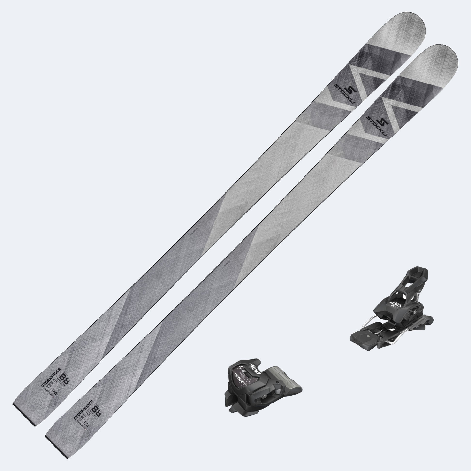2027 Stockli Stormrider 88 Skis with Tyrolia Attack 14 GW Bindings