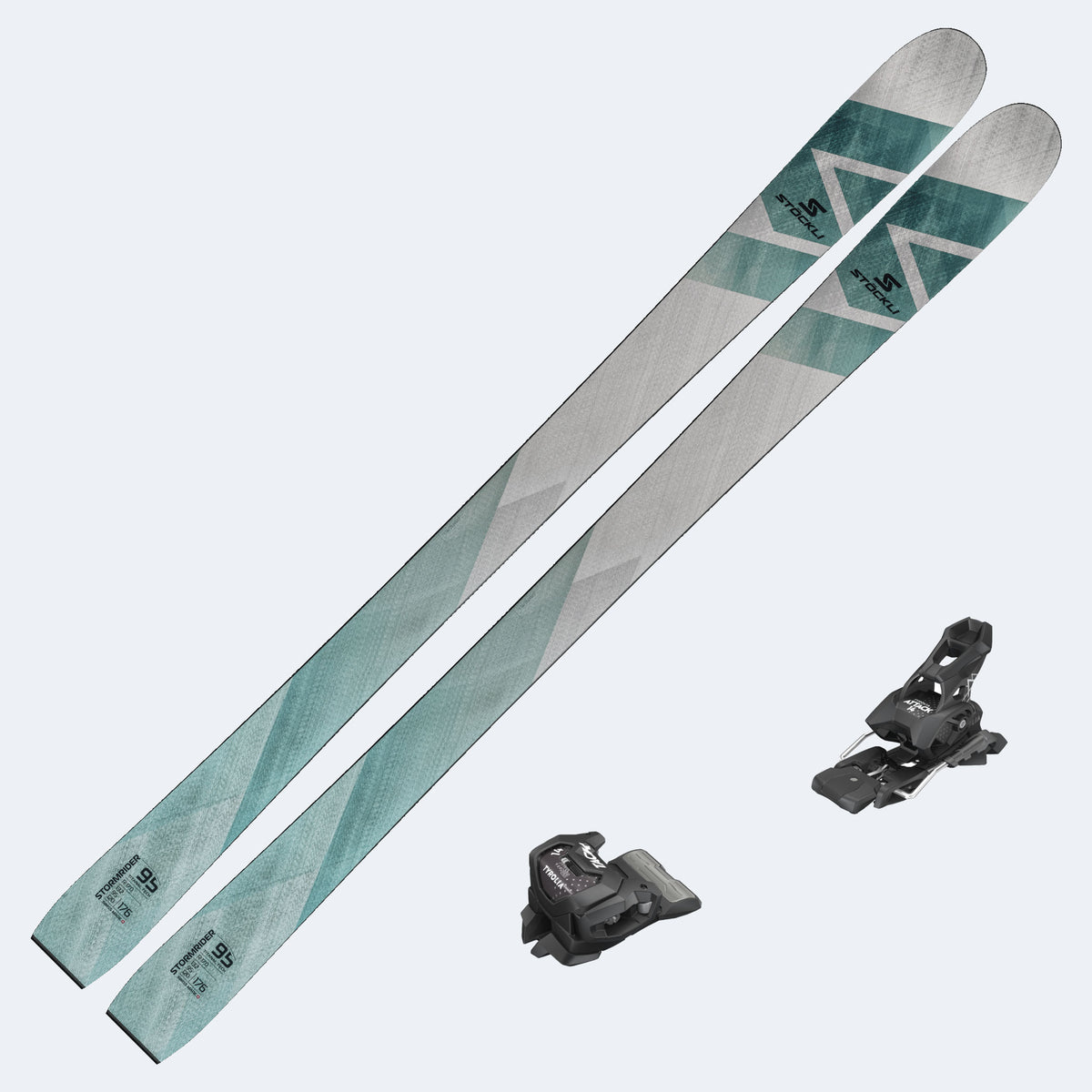 2027 Stockli Stormrider 95 Skis with Tyrolia Attack 14 GW Bindings