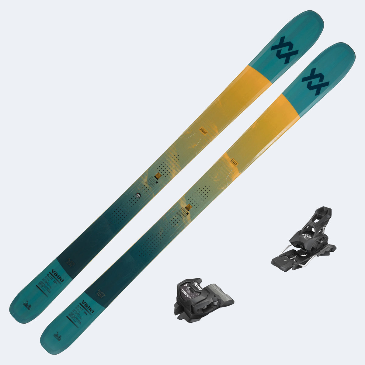 2027 Volkl Blaze 104 Skis with Tyrolia Attack 14 GW Bindings