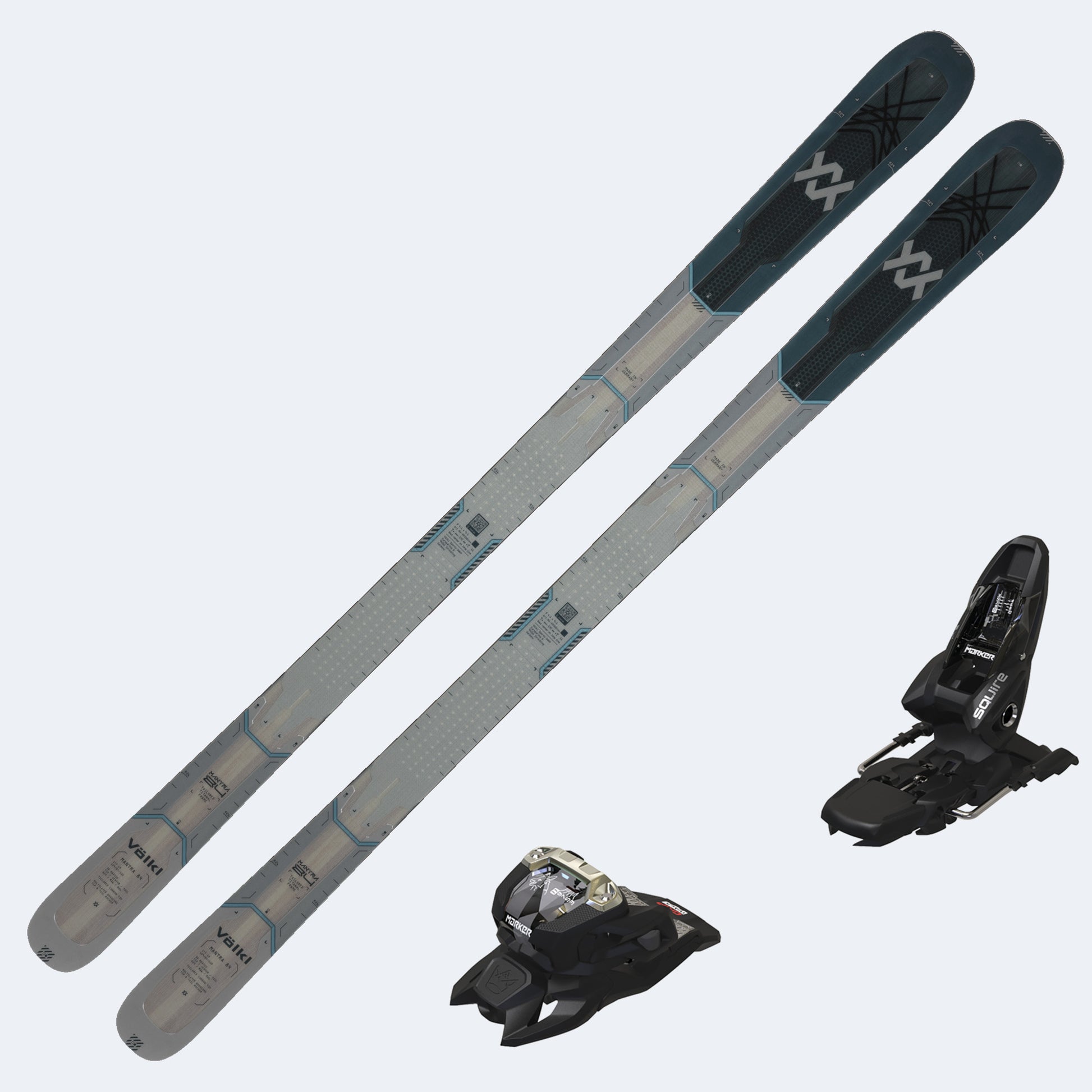 2026 Volkl Mantra 84 Skis with Marker Squire 11 Bindings