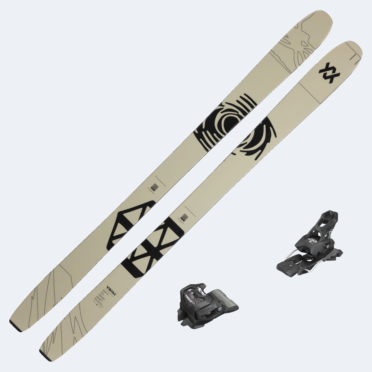2026 Volkl Revolt 101 Skis with Tyrolia Attack 14 GW Bindings