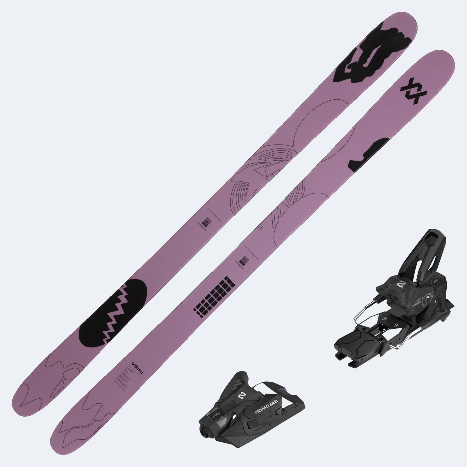 2026 Volkl Revolt 96 Skis with Salomon Strive 14 GW Bindings