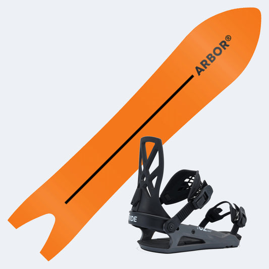 2027 Arbor A-Frame Snowboard with Ride C-2 Bindings