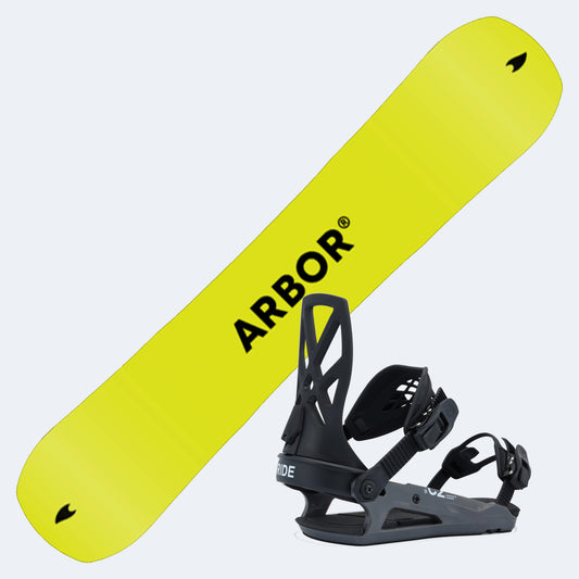 2027 Arbor Draft Snowboard with Ride C-2 Bindings