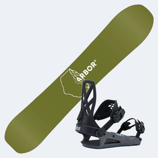 2027 Arbor Sin Nombre Snowboard with Ride C-2 Bindings