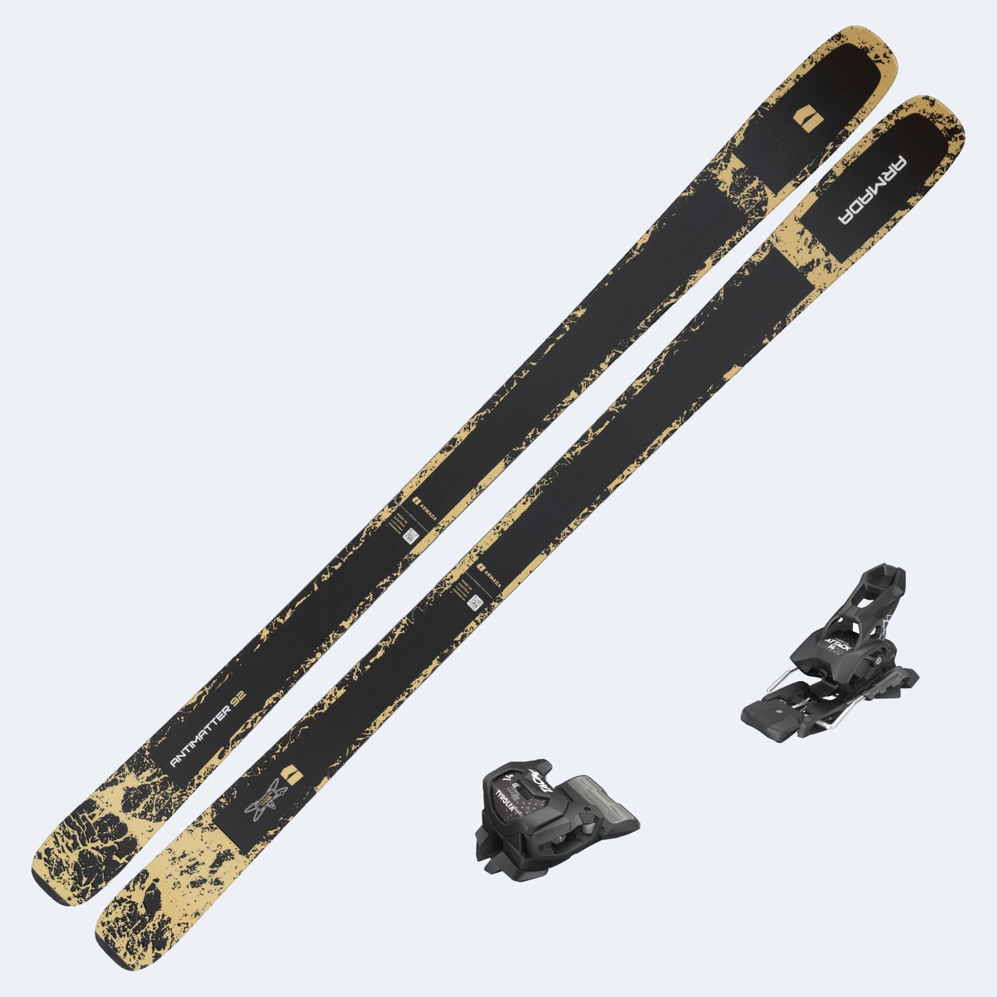 2027 Armada Antimatter 92 Skis with Tyrolia Attack 14 GW Bindings