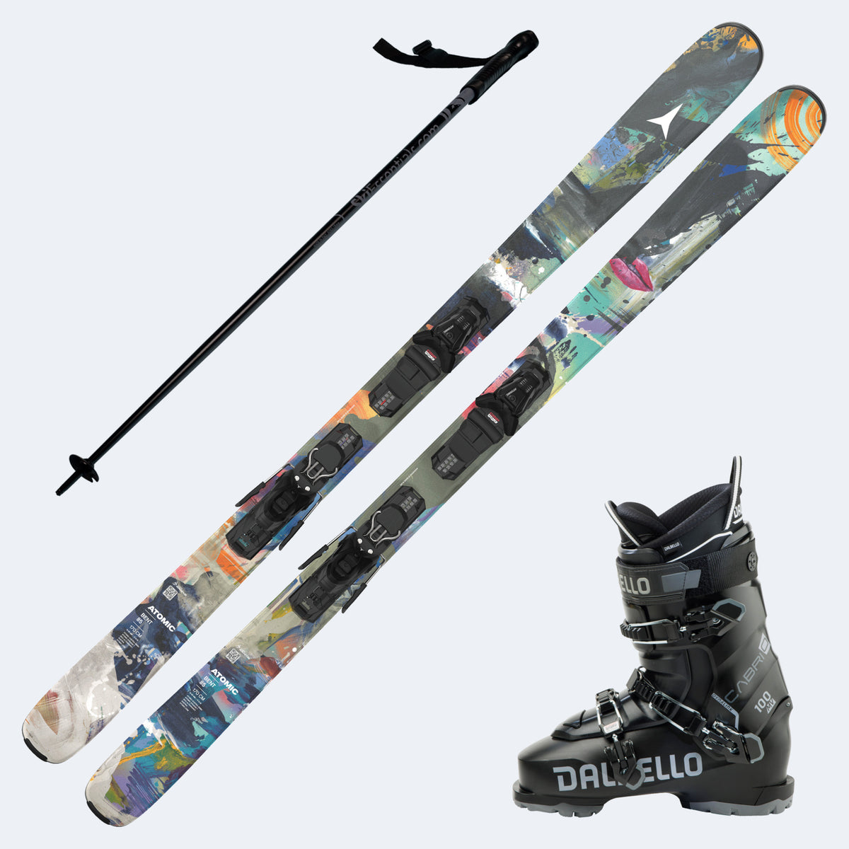 2027 Atomic Bent 85 R Skis with Dalbello  Boots and Poles