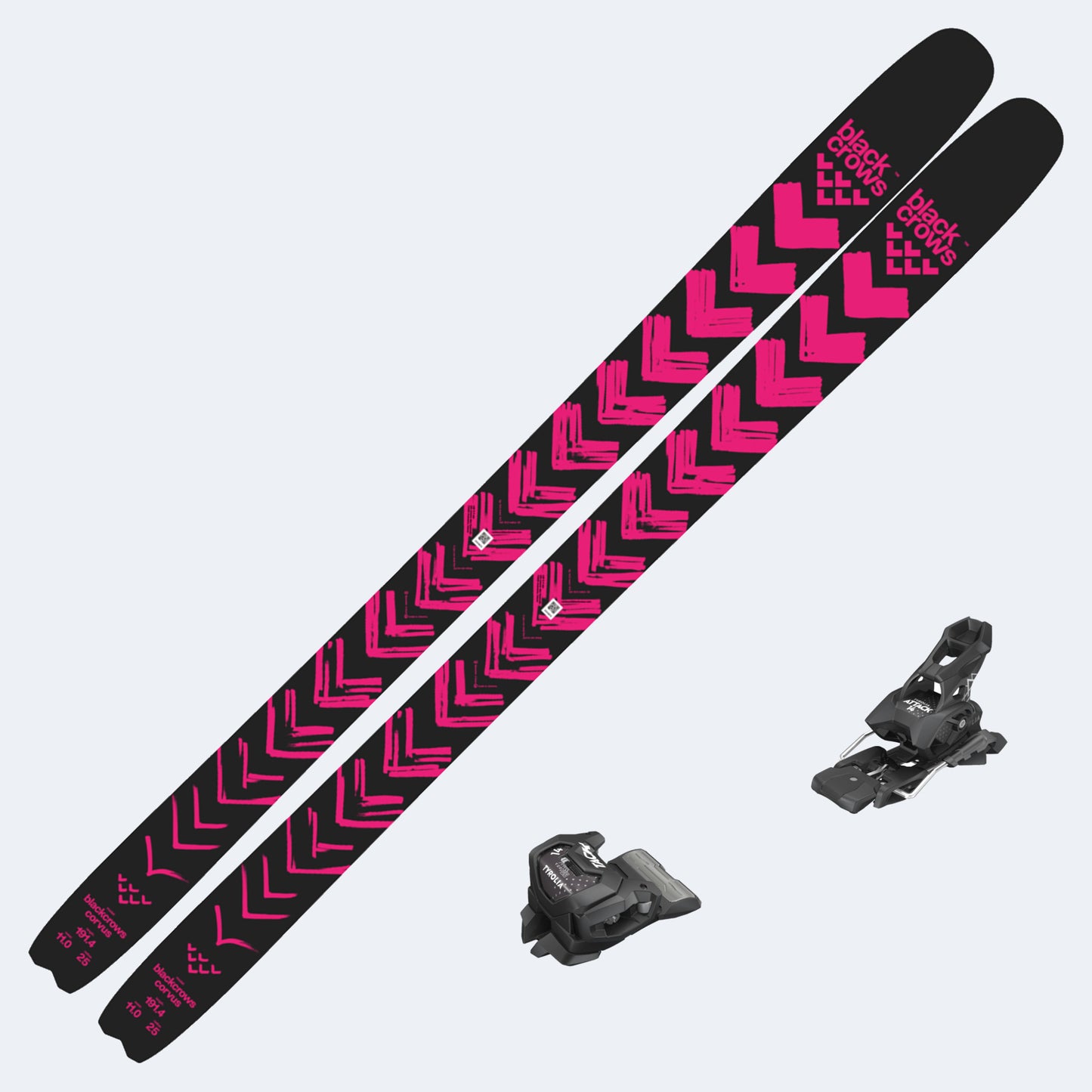 2027 Black Crows Corvus Skis with Tyrolia Attack 14 GW Bindings