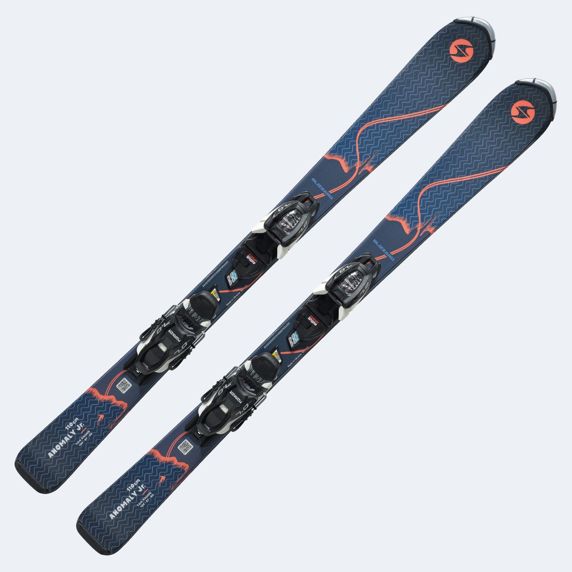 2027 Blizzard Anomaly Jr skis W/ FDT Bindings