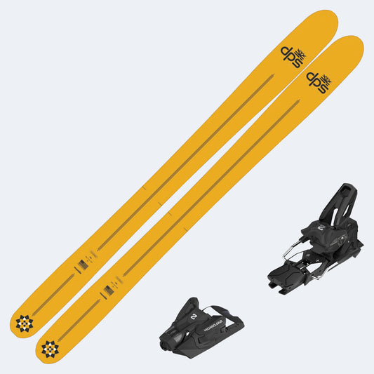 2027 DPS Lotus 112 Skis with Salomon Strive 14 GW Bindings