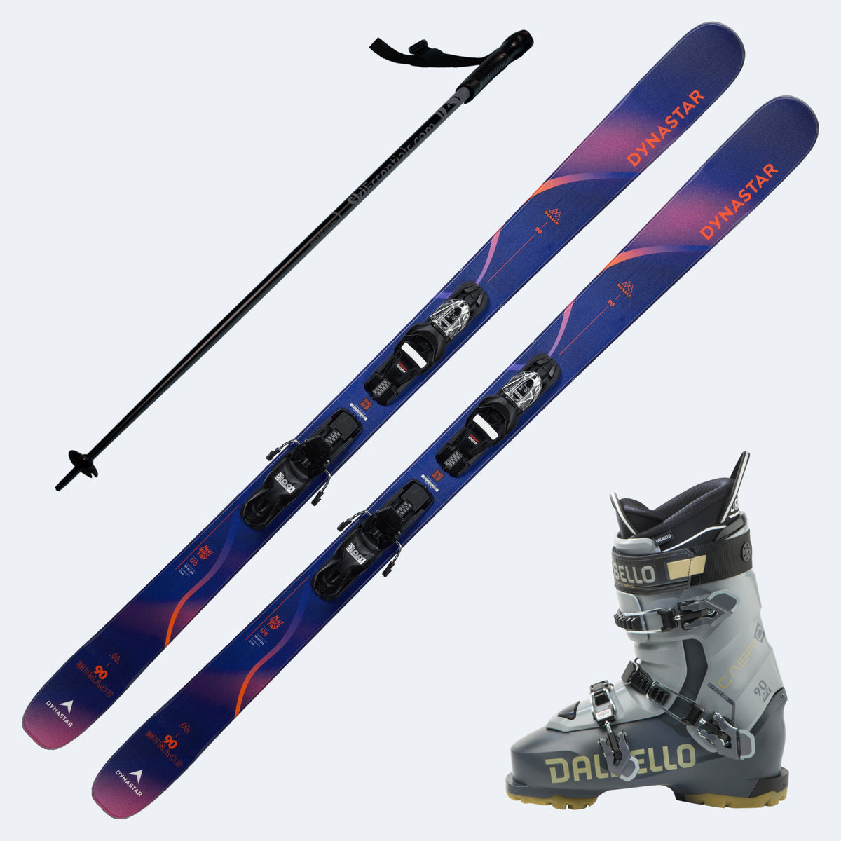 2027 Dynastar Menace 90 Junior Skis with Dalbello  Boots and Poles