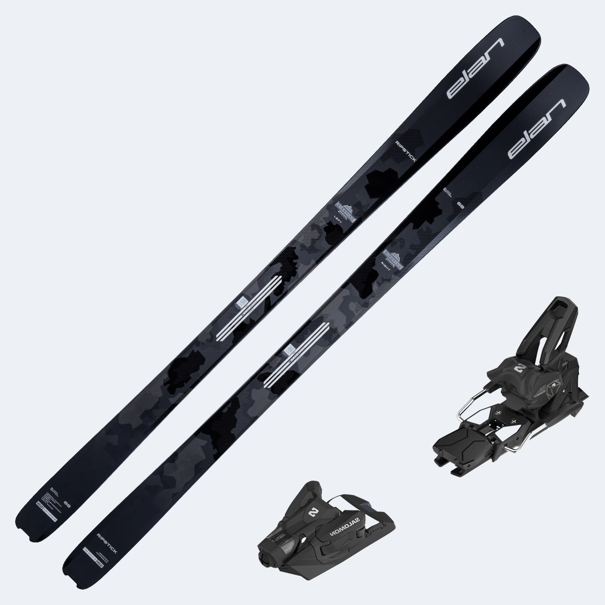 2027 Elan Ripstick 88 Black Edition Skis with Salomon Strive 14 GW Bindings