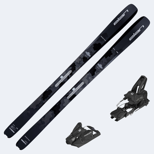 2027 Elan Ripstick 88 Black Edition Skis with Salomon Strive 14 GW Bindings