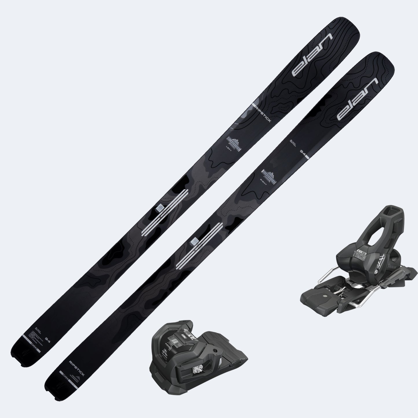 2027 Elan Ripstick 94 W Black Edition Women's Skis with Tyrolia Attack LYT 11 GW Bindings