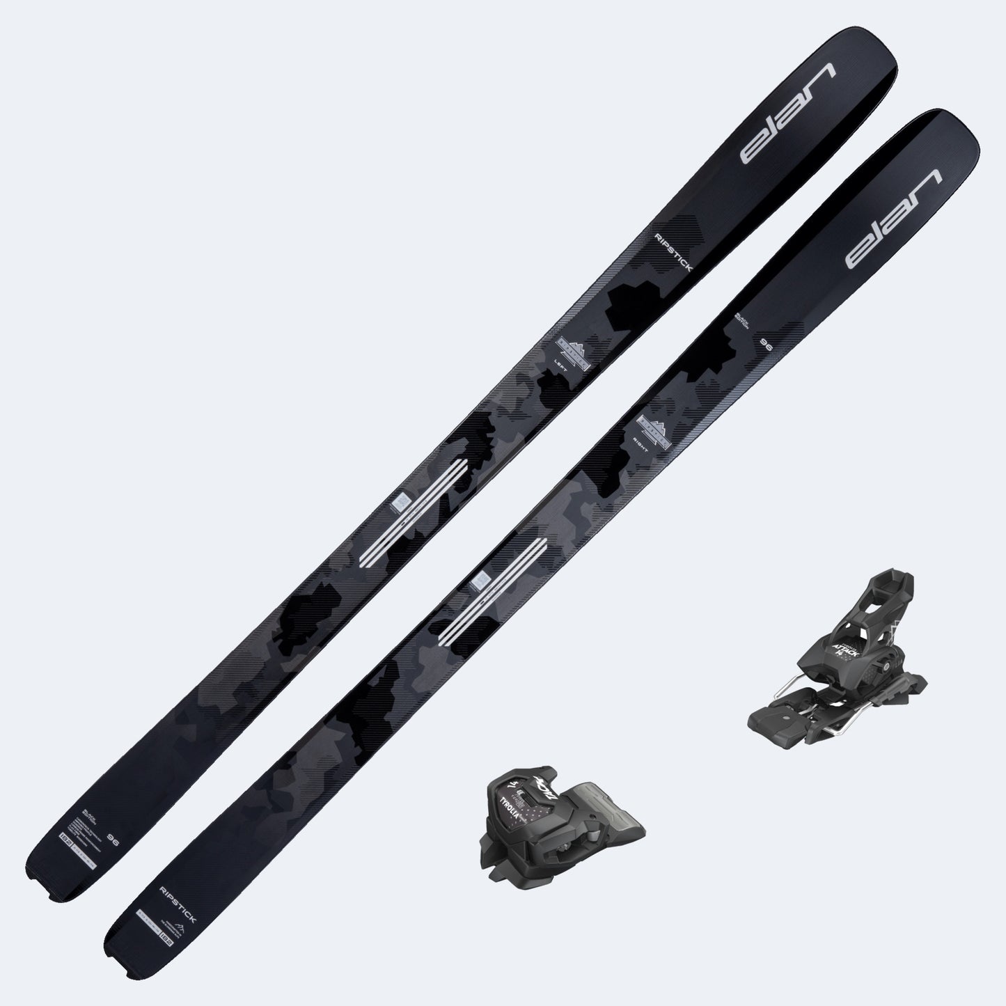 2027 Elan Ripstick 96 Black Edition Skis with Tyrolia Attack 14 GW Bindings