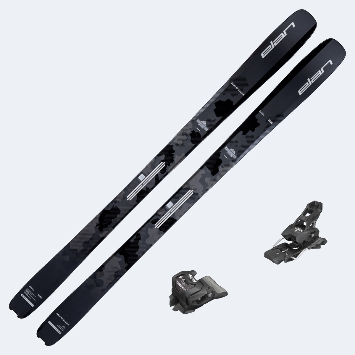 2027 Elan Ripstick 96 Black Edition Skis with Tyrolia Attack 14 GW Bindings